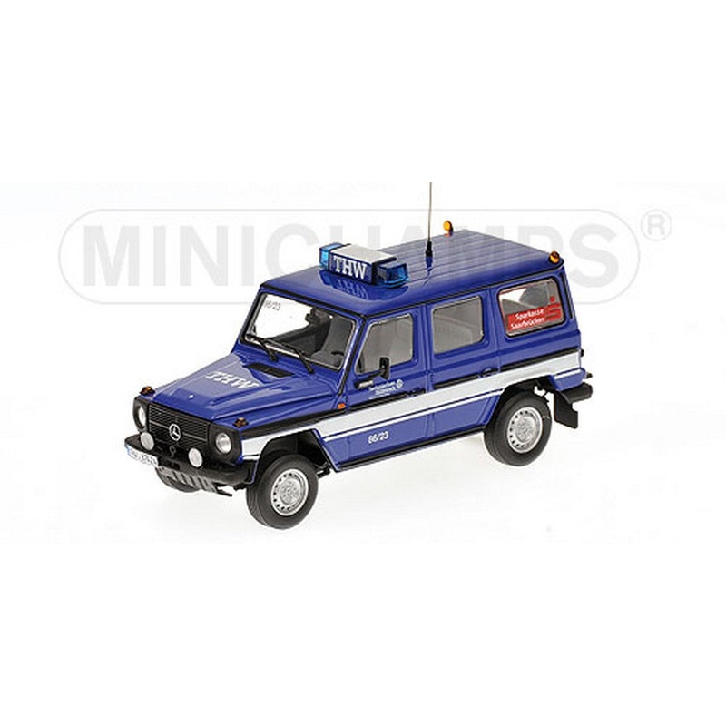SCALE MODEL COMPATIBLE WITH MERCEDES 230 GE W460 1991 THW SAARBRUCKEN 1:43 MINICHAMPS PM400038091