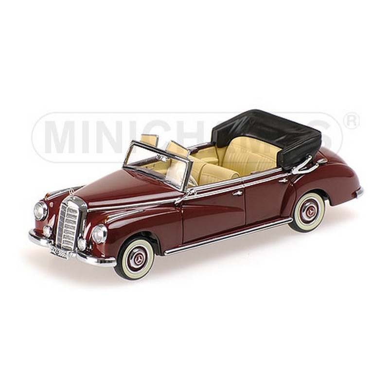 SCALE MODEL COMPATIBLE WITH MERCEDES 300 CABRIO 1952 DARK RED 1:43 MINICHAMPS PM437032131