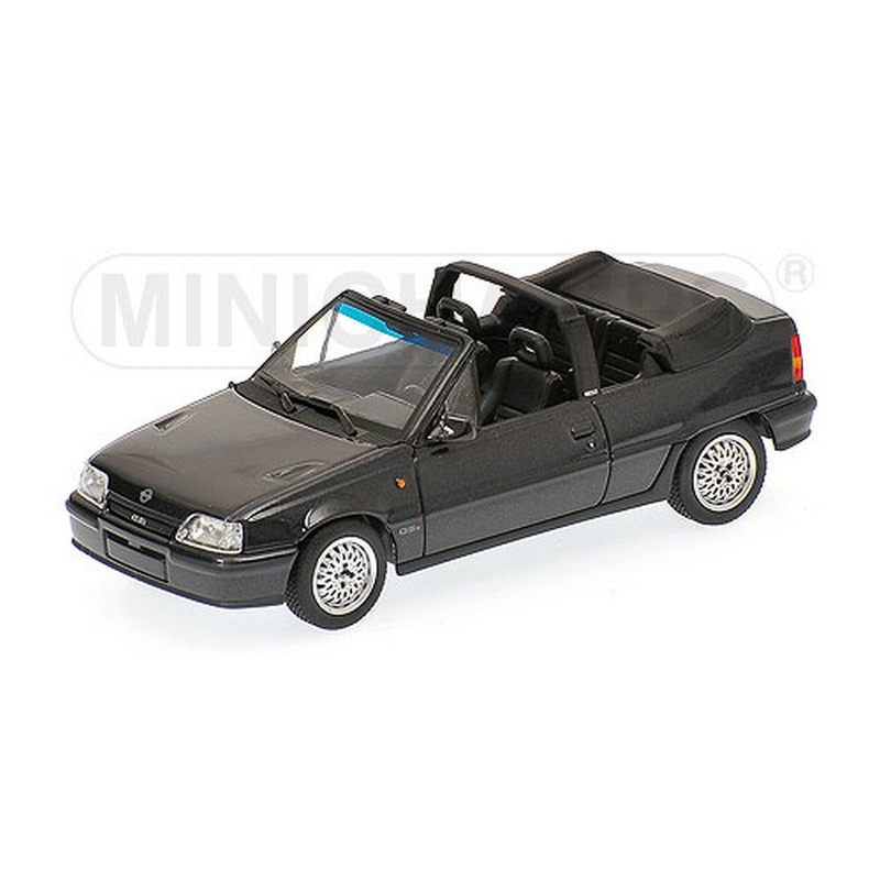 SCALE MODEL COMPATIBLE WITH OPEL KADETT GSI CABRIO 1989 BLACK 1:43 MINICHAMPS PM400045931