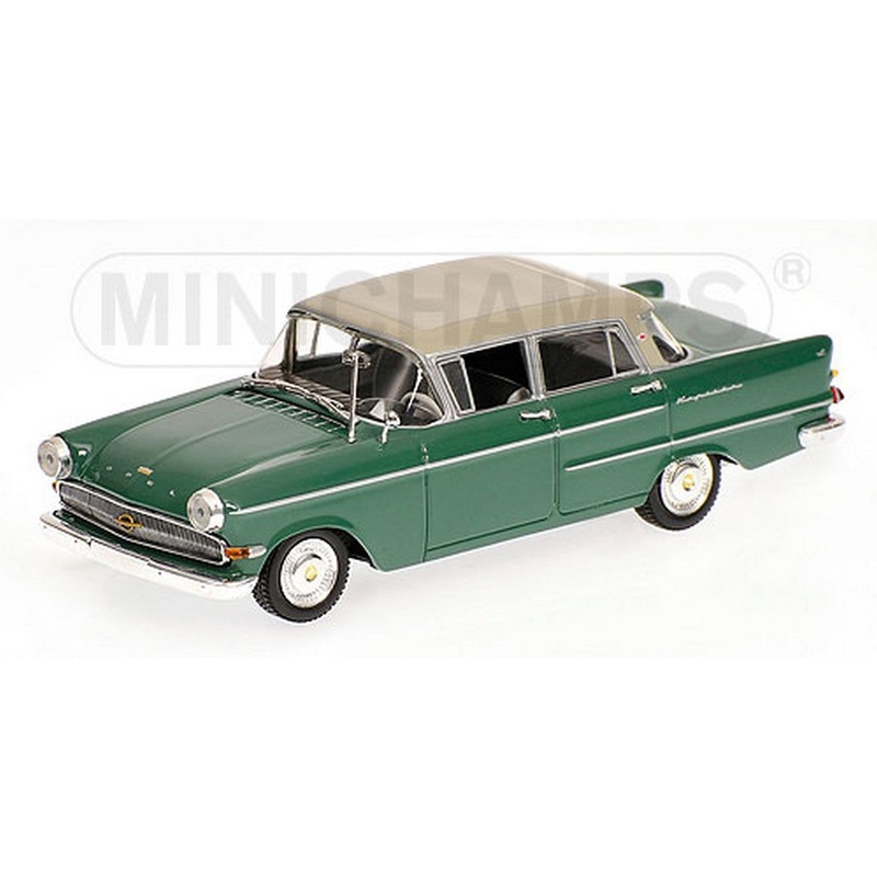 SCALE MODEL COMPATIBLE WITH OPEL KAPITAN 1959 GREEN/GREY 1:43 MINICHAMPS PM430040007