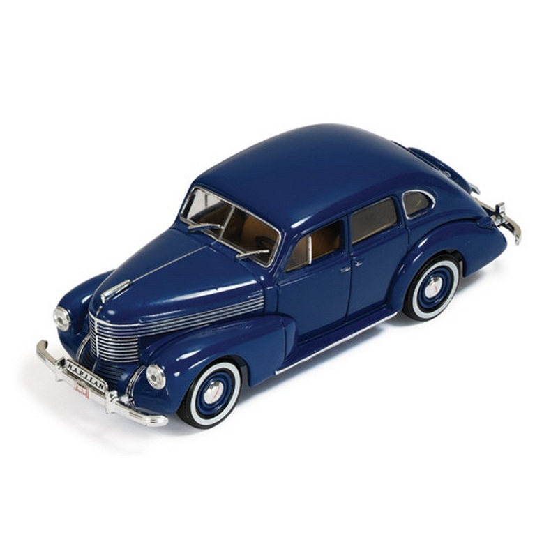 SCALE MODEL COMPATIBLE WITH OPEL KAPITAN 4-DOOR SEDAN (SECOND GENERATION) 1950 BLUE 1:43 IXO MODEL MUS050