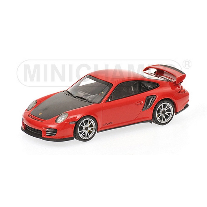 SCALE MODEL COMPATIBLE WITH PORSCHE 911 997 II GT2 RS 2010 RED/BLACK 1:43 MINICHAMPS PM400069408