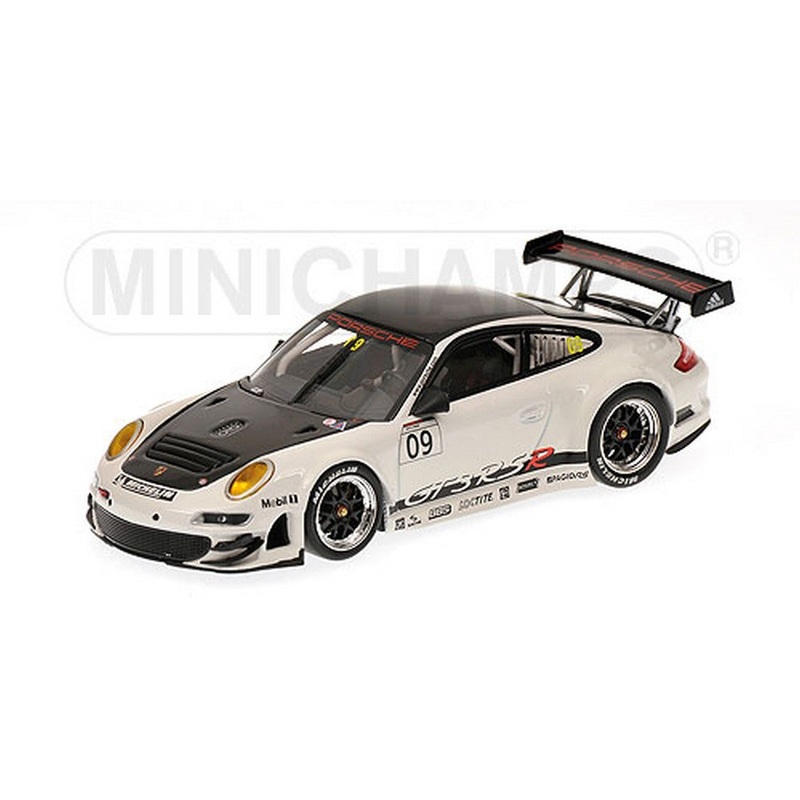 SCALE MODEL COMPATIBLE WITH PORSCHE 911 GT3 RSR 2009 PROMO 1:43 MINICHAMPS PM400096909