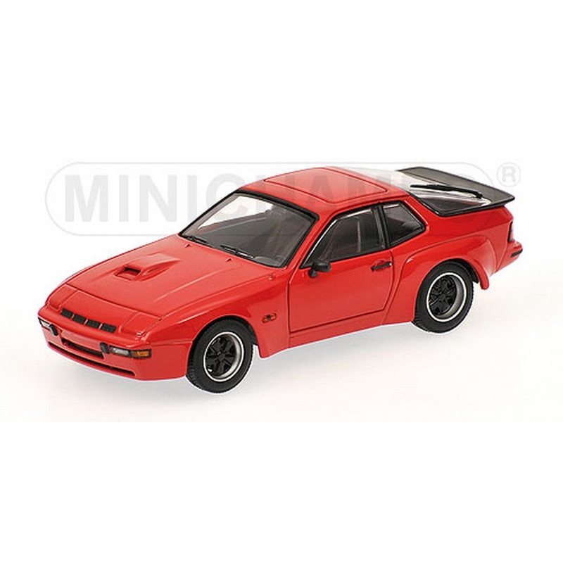 SCALE MODEL COMPATIBLE WITH PORSCHE 924 CARRERA GT 1981 RED 1:43 MINICHAMPS PM400066120