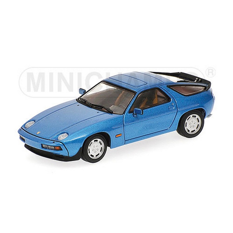 SCALE MODEL COMPATIBLE WITH PORSCHE 928 S 1979 BLUE 1:43 MINICHAMPS PM400068120