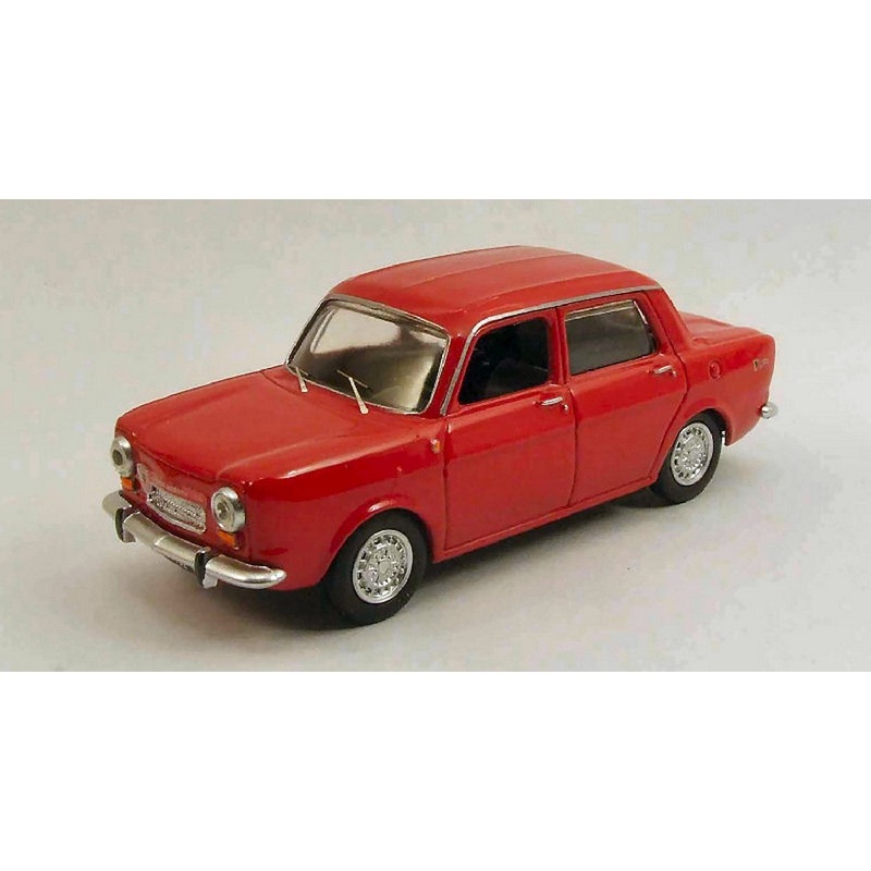 SCALE MODEL COMPATIBLE WITH SIMCA ABARTH 1150 1963 RED 1:43 BEST MODEL BT9476