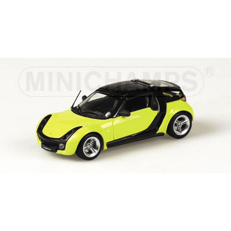 SCALE MODEL COMPATIBLE WITH SMART ROADSTER COUPE 03 YELLOW MINICHAMPS PM400032120