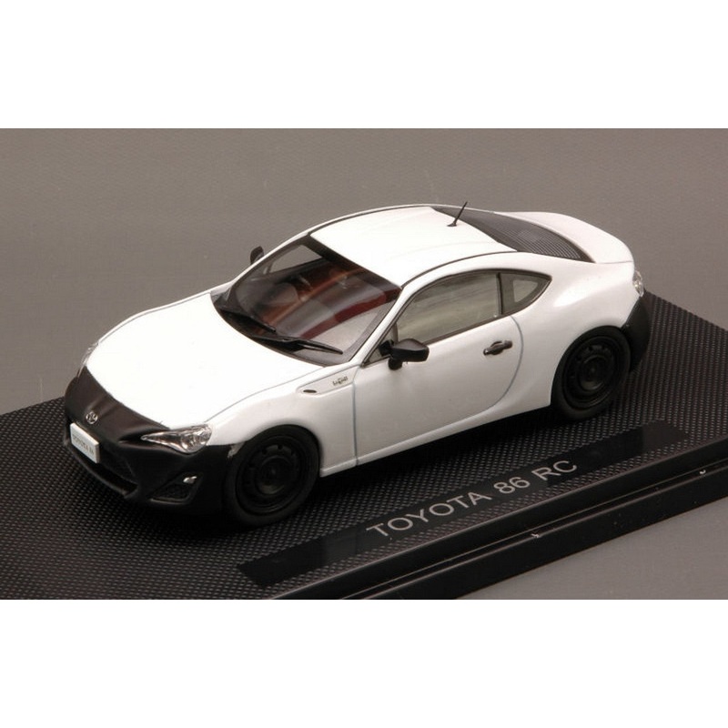 SCALE MODEL COMPATIBLE WITH TOYOTA 86 RC WHITE 1:43 EBBRO EB44885