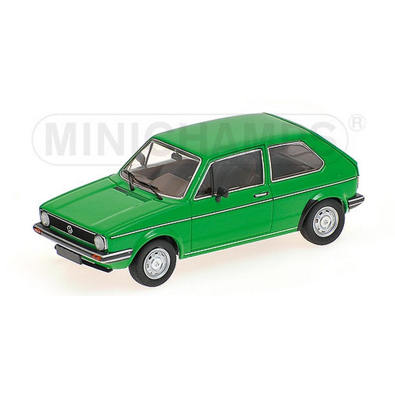 SCALE MODEL COMPATIBLE WITH VW GOLF 1980 GREEN 1:43 MINICHAMPS PM400055100