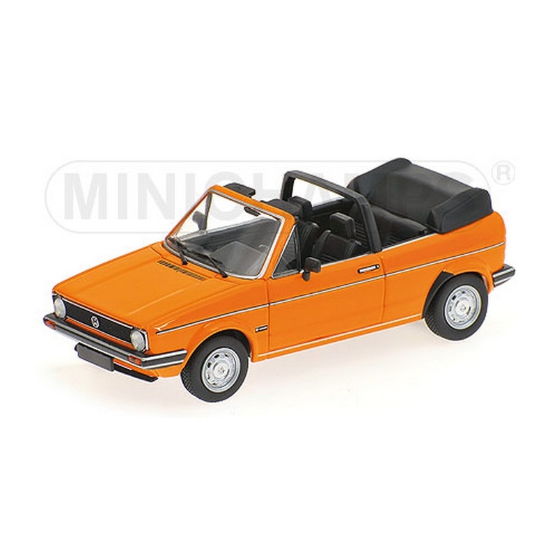 SCALE MODEL COMPATIBLE WITH VW GOLF I CABRIO 1980 ORANGE 1:43 MINICHAMPS PM400055131