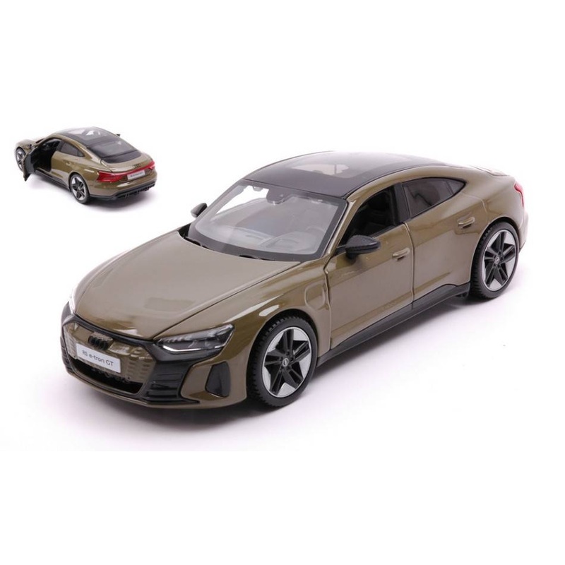 SCALE MODEL COMPATIBLE WITH AUDI e-TRON GT 2022 GREEN 1:24 MAISTO MI32907G
