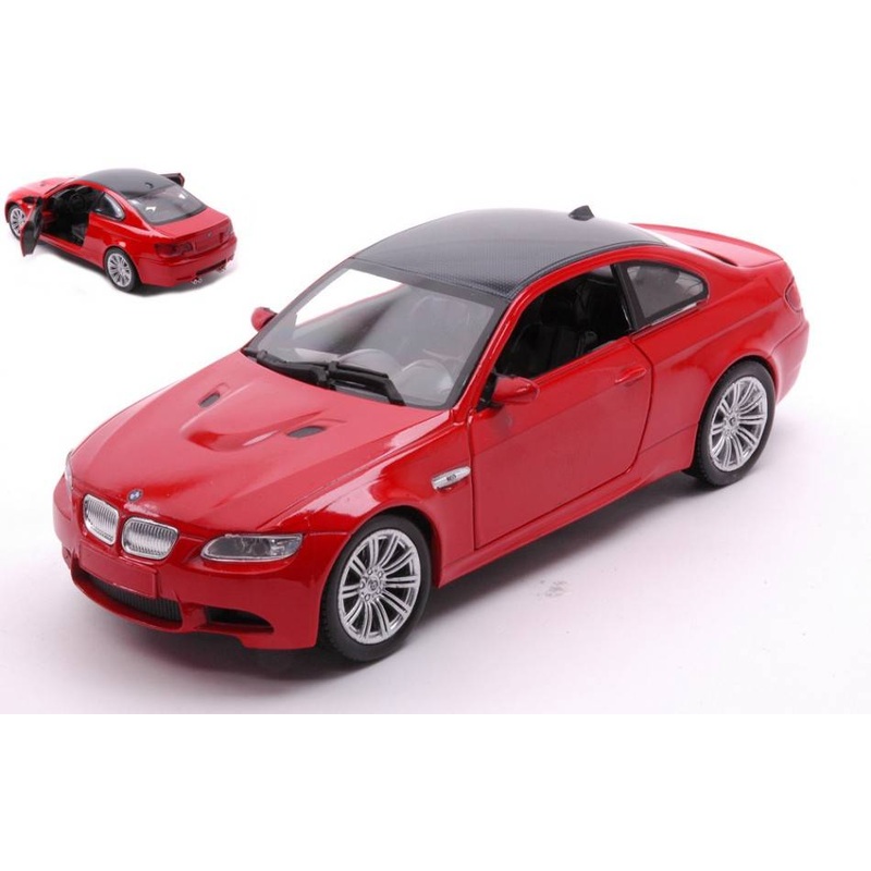 SCALE MODEL COMPATIBLE WITH BMW M 3 COUPE 2008 RED 1:24 NEW RAY NY71053R