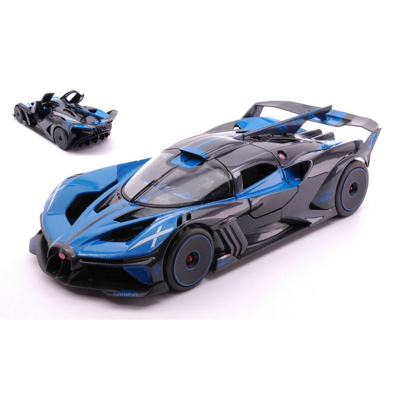SCALE MODEL COMPATIBLE WITH BUGATTI BOLIDE BLUE 1:24 MAISTO MI32911B