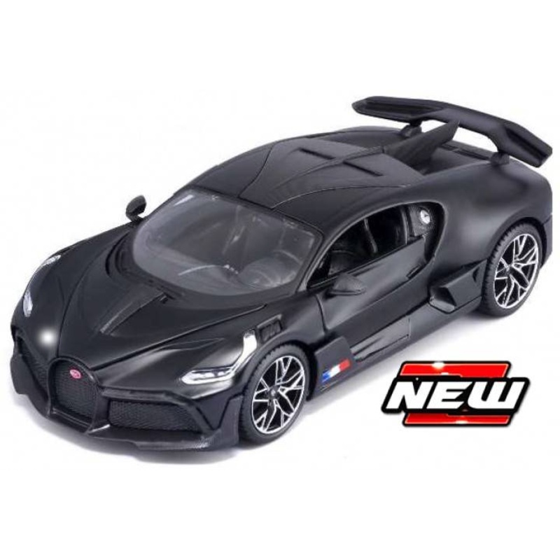SCALE MODEL COMPATIBLE WITH BUGATTI DIVO MATT BLACK 1:24 MAISTO MI31526M