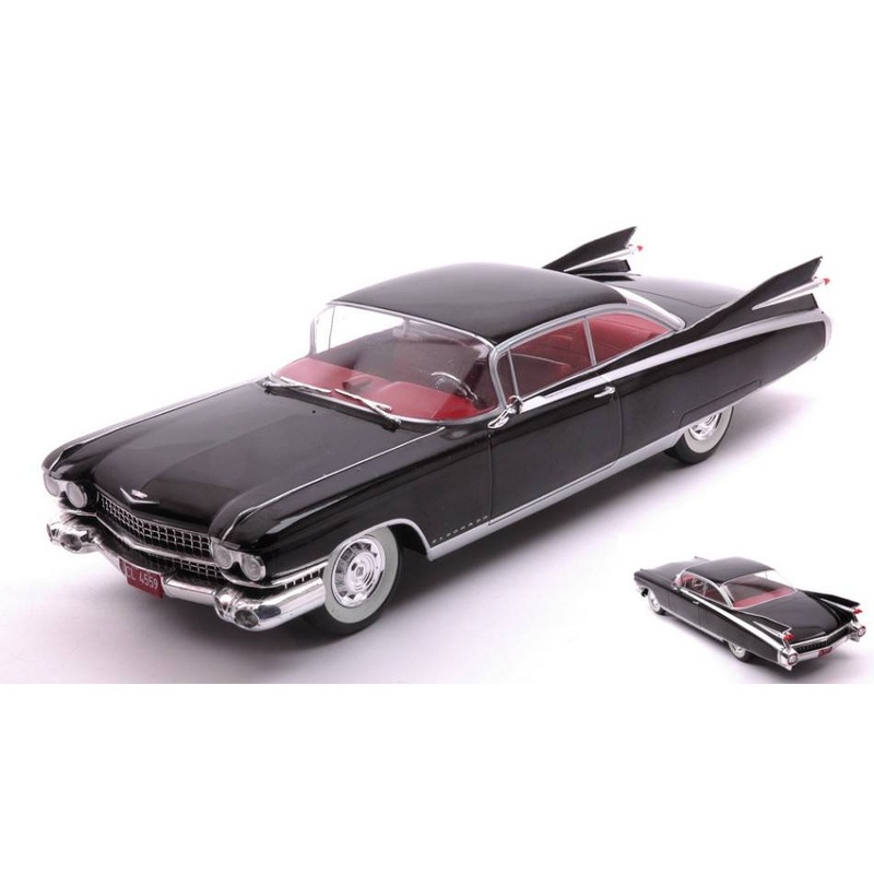 SCALE MODEL COMPATIBLE WITH CADILLAC ELDORADO 1959 BLACK 1:24 WHITEBOX WB124145