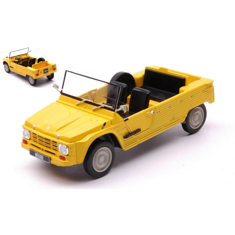 SCALE MODEL COMPATIBLE WITH CITROEN MEHARI YELLOW 1970 1:24 WHITEBOX WB124146
