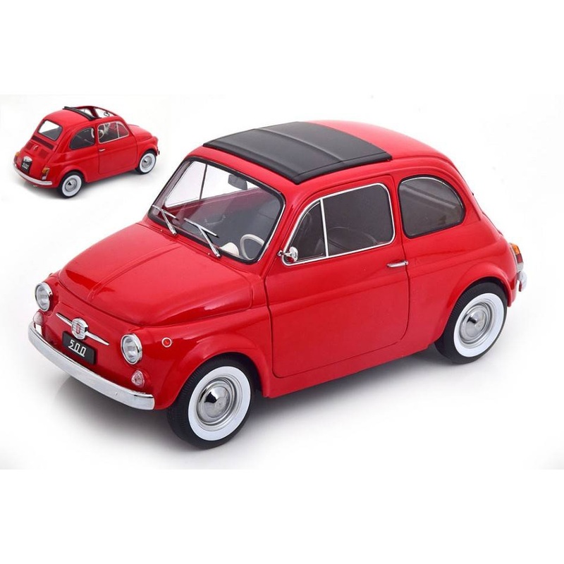 SCALE MODEL COMPATIBLE WITH FIAT 500 1968 RED 1:12 KK SCALE KKDC120031