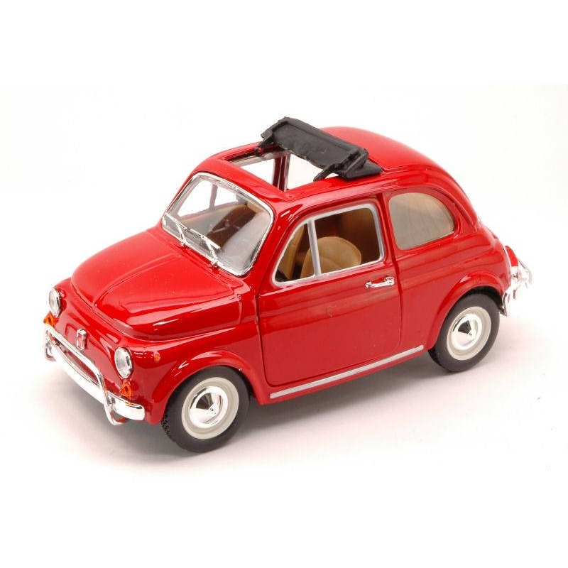SCALE MODEL COMPATIBLE WITH FIAT 500 L 1968 RED 1:24 BURAGO BU22099R