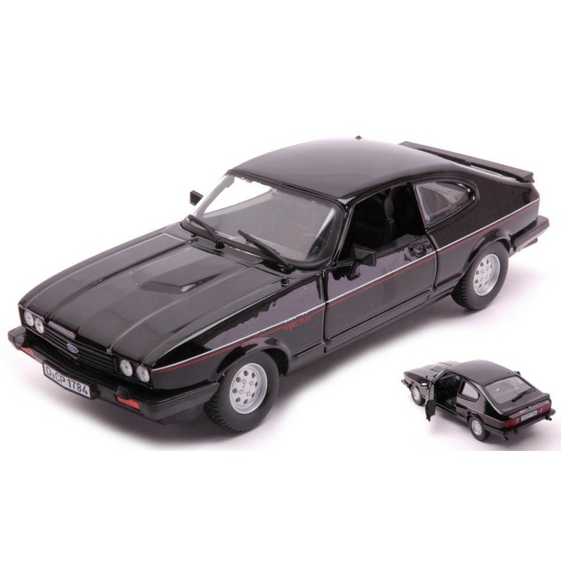 SCALE MODEL COMPATIBLE WITH FORD CAPRI 1973 BLACK 1:24 BURAGO BU21093BK