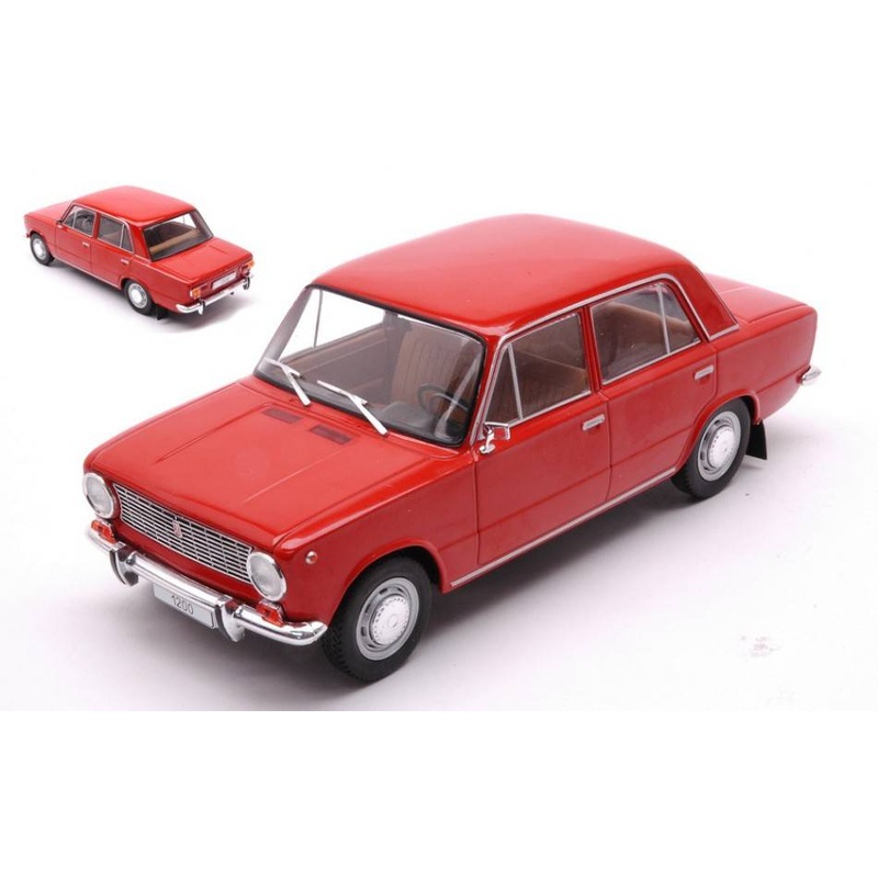 SCALE MODEL COMPATIBLE WITH LADA 1200 1970 RED 1:24 WHITEBOX WB124170