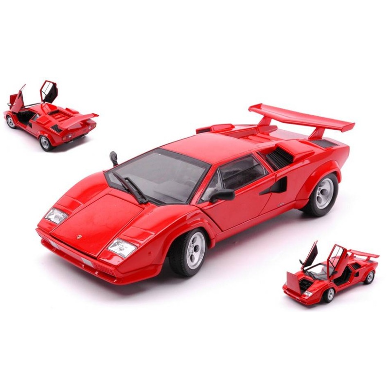 SCALE MODEL COMPATIBLE WITH LAMBORGHINI COUNTACH LP 5000 S RED 1:24 WELLY WE24112R