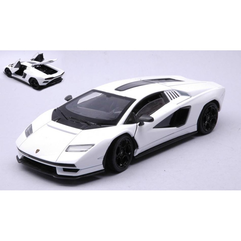 SCALE MODEL COMPATIBLE WITH LAMBORGHINI COUNTACH LPI 800-4 WHITE 1:24 WELLY WE24114W