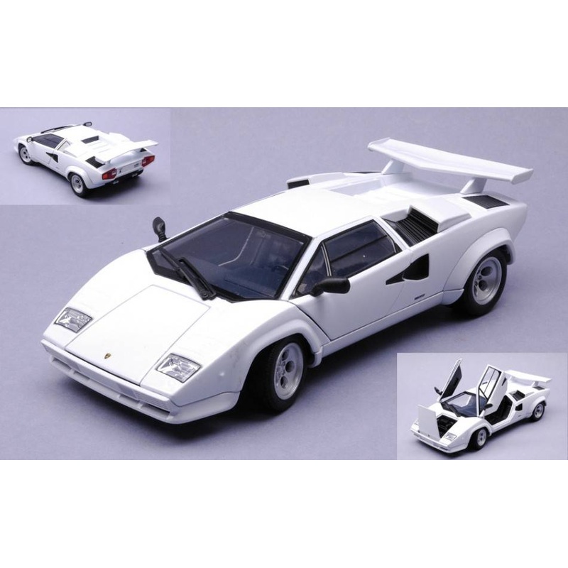 SCALE MODEL COMPATIBLE WITH LAMBORGHINI COUNTACH WHITE 1:24 WELLY WE24112W