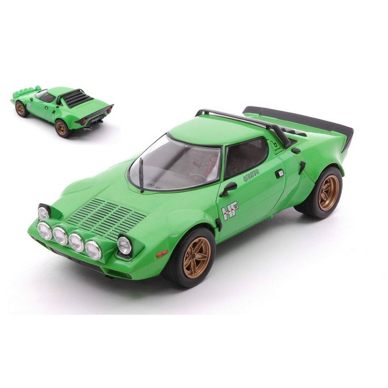 SCALE MODEL COMPATIBLE WITH LANCIA STRATOS HF 1975 LIGHT GREEN 1:24 WHITEBOX WB124158