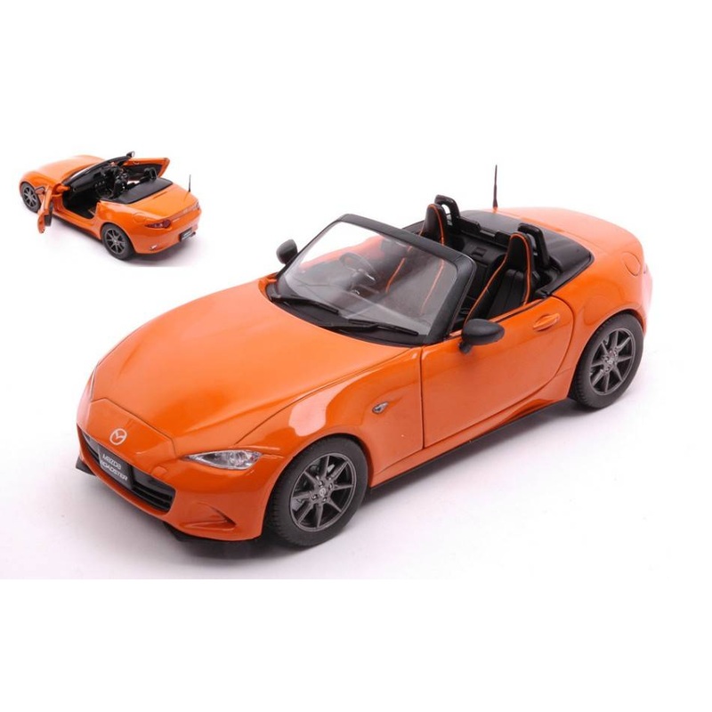 SCALE MODEL COMPATIBLE WITH MAZDA MX-5 2019 MET.ORANGE 1:24 WHITEBOX WB124178