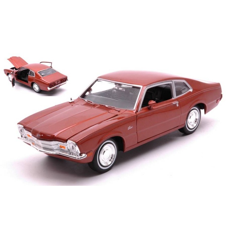 SCALE MODEL COMPATIBLE WITH MERCURY COMET "FORGETTEN CLASSIC SERIES" 1971 BROWN 1:24 MOTORMAX MTM79041BR