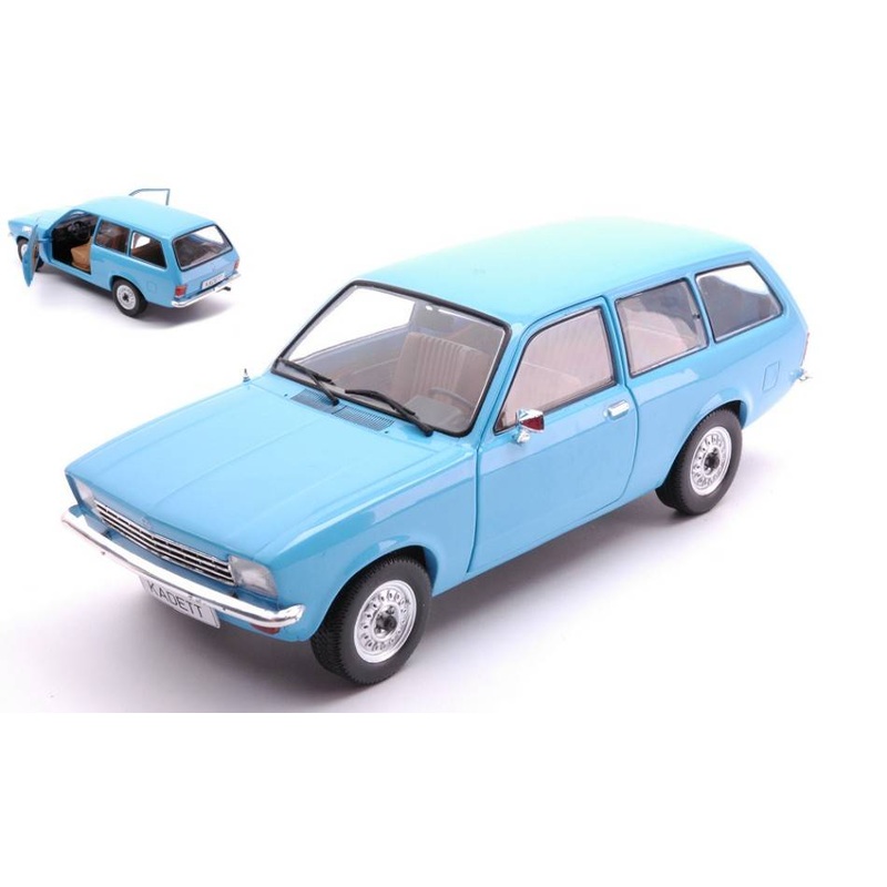 SCALE MODEL COMPATIBLE WITH OPEL KADETT C CARAVAN 1973 LIGHT BLUE 1:24 WHITEBOX WB124192