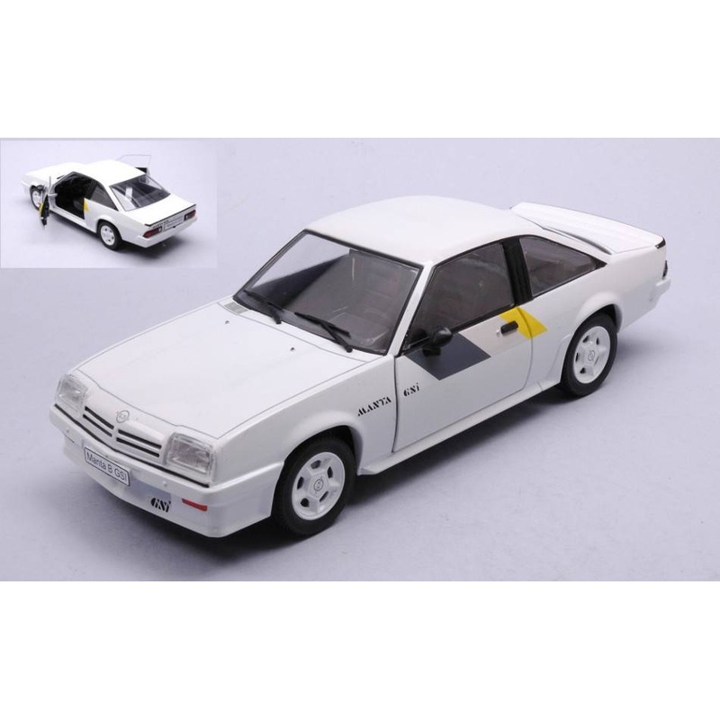 SCALE MODEL COMPATIBLE WITH OPEL MANTA B GSI 1984 WHITE 1:24 WHITEBOX WB124173