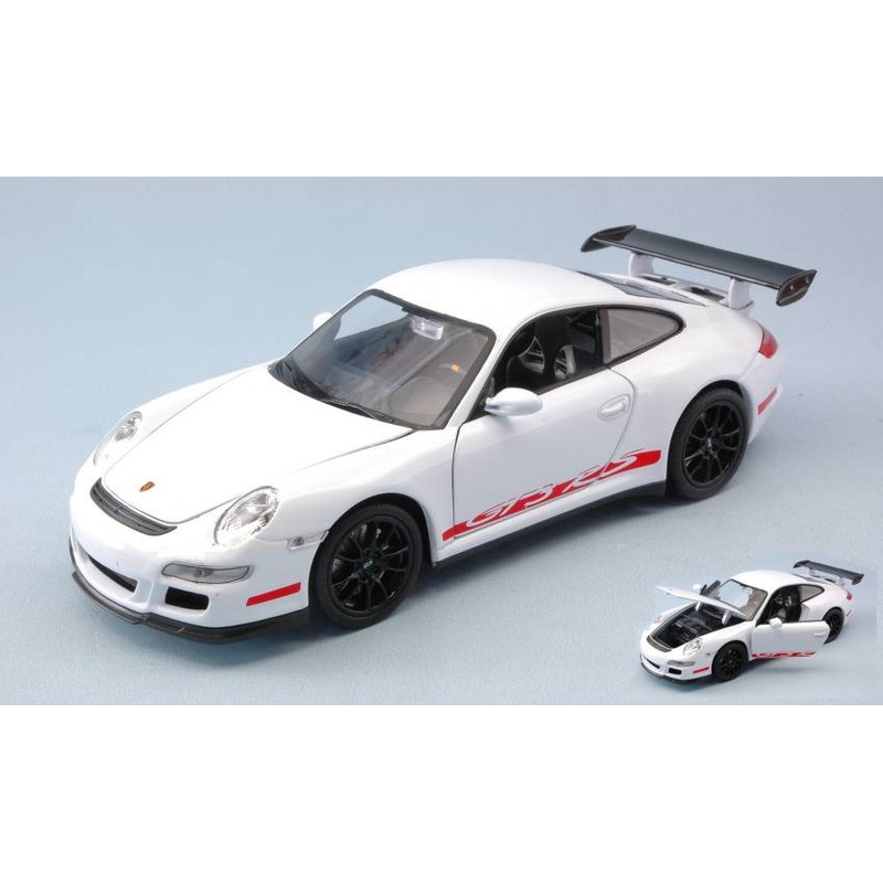 SCALE MODEL COMPATIBLE WITH PORSCHE 911 (997) GT3 RS WHITE 1:24 WELLY WE22495W