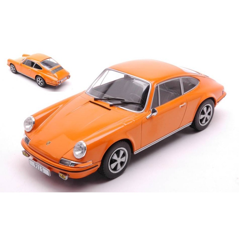 SCALE MODEL COMPATIBLE WITH PORSCHE 911 S 1968 ORANGE 1:24 WHITEBOX WB124174
