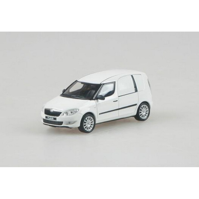 SCALE MODEL COMPATIBLE WITH SKODA PRAKTIK 2008 WHITE CANDY 1:43 ABREX AB006E