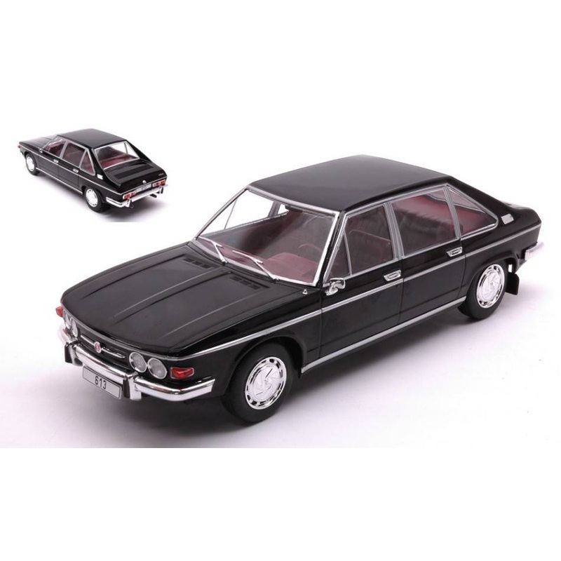 SCALE MODEL COMPATIBLE WITH TATRA 613 1973 BLACK 1:24 WHITEBOX WB124166