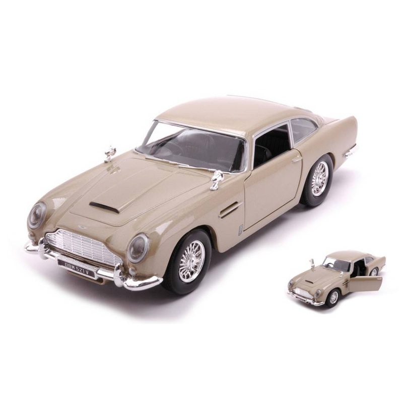 SCALE MODEL COMPATIBLE WITH ASTON MARTIN DB5 1973 GOLD 1:24 MOTORMAX MTM79375GD