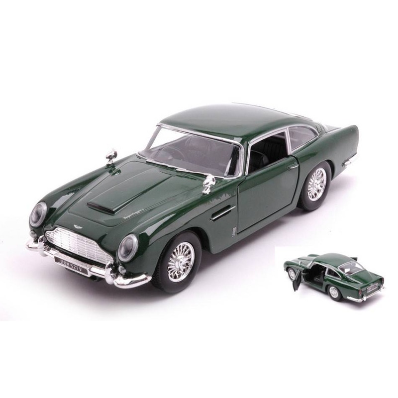 SCALE MODEL COMPATIBLE WITH ASTON MARTIN DB5 1973 GREEN 1:24 MOTORMAX MTM79375GN