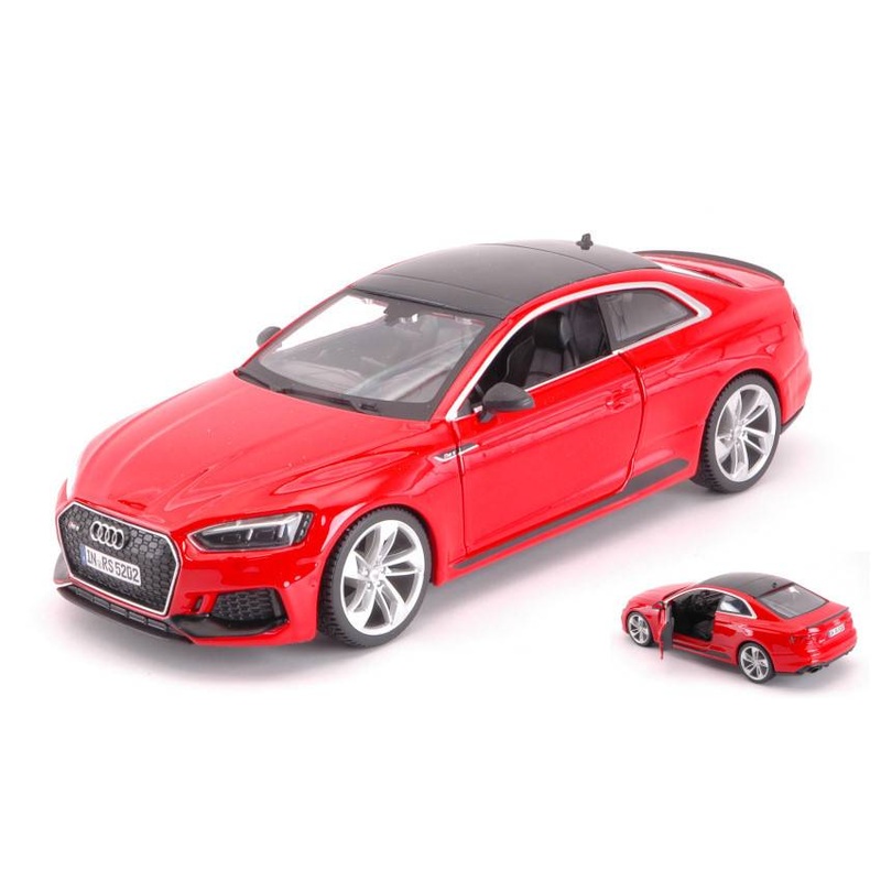 SCALE MODEL COMPATIBLE WITH AUDI RS 5 COUPE 2019 RED 1:24 BURAGO BU21090R