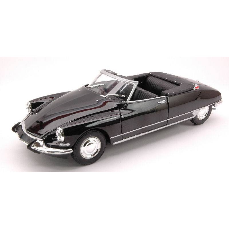 SCALE MODEL COMPATIBLE WITH CITROEN DS 19 1956 CABRIO BLACK 1:24 WELLY WE2406