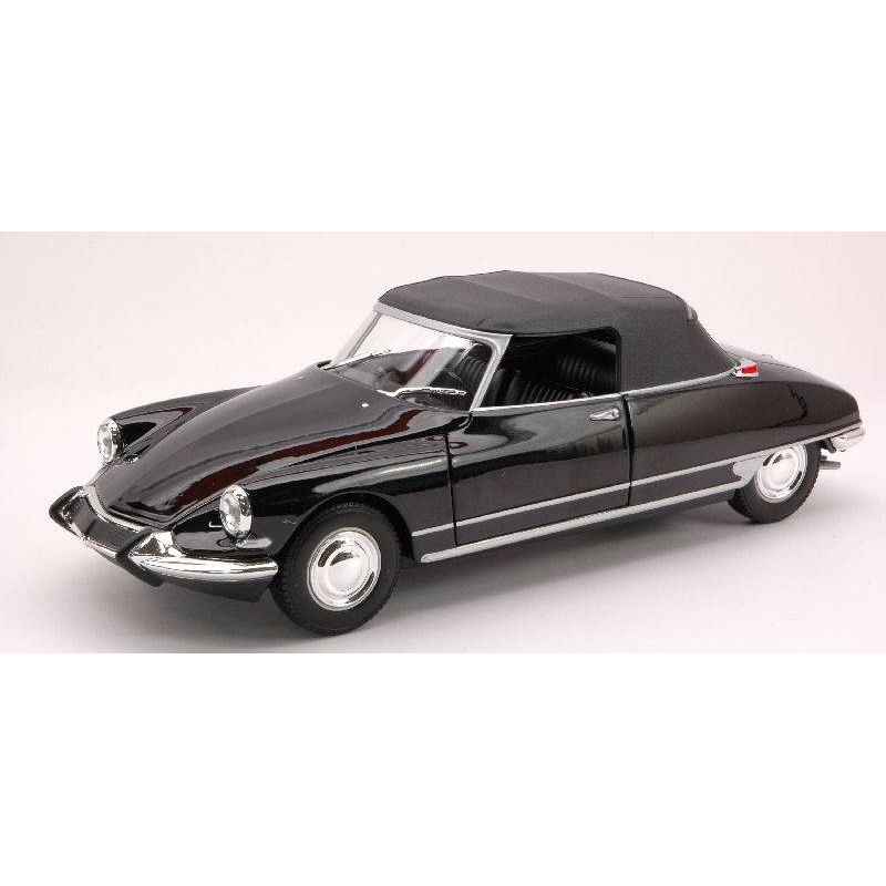 SCALE MODEL COMPATIBLE WITH CITROEN DS 19 1956 SOFT TOP BLACK 1:24 WELLY WE2408