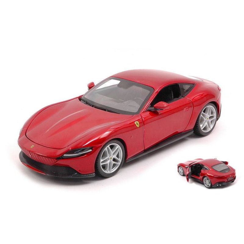 SCALE MODEL COMPATIBLE WITH FERRARI ROMA RED 1:24 BURAGO BU26029R MODEL