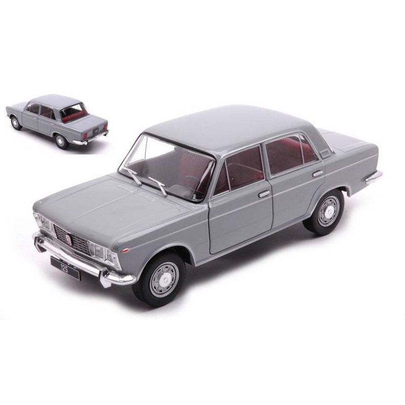 SCALE MODEL COMPATIBLE WITH FIAT 125 SPECIAL GRAY 1:24 WHITEBOX WB124128