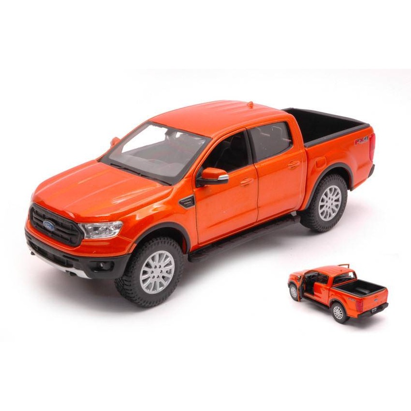 SCALE MODEL COMPATIBLE WITH FORD RANGER 2019 ORANGE 1:24 MAISTO MI31521O