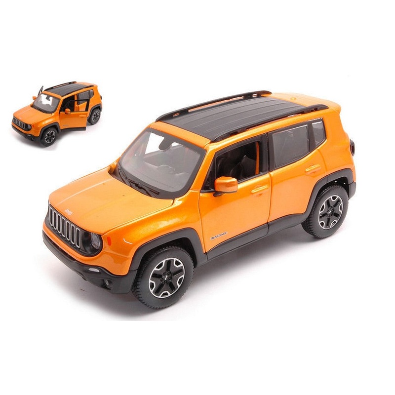SCALE MODEL COMPATIBLE WITH JEEP RENEGADE ORANGE 1:24 MAISTO MI31282O