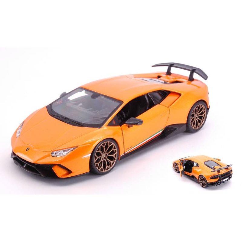 SCALE MODEL COMPATIBLE WITH LAMBORGHINI HURACAN PERFORMANTE METALLIC ORANGE 1:24 BURAGO BU21092OR