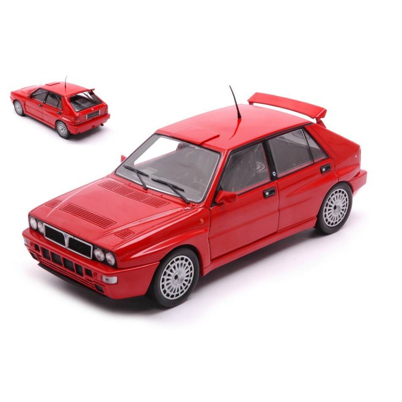SCALE MODEL COMPATIBLE WITH LANCIA DELTA INTEGRALE 16V RED 1:24 WHITEBOX WB124134
