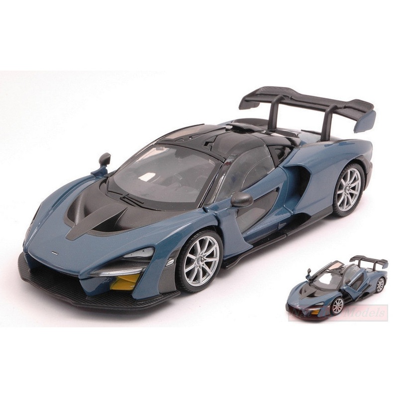 SCALE MODEL COMPATIBLE WITH MC LAREN SENNA VISION VICTORY TEAL BLUE 1:24 MOTORMAX MTM79355VV