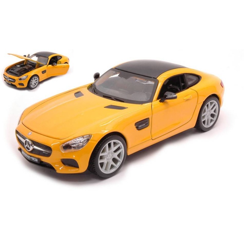 SCALE MODEL COMPATIBLE WITH MERCEDES AMG GT YELLOW 1:24 MAISTO MI31134Y