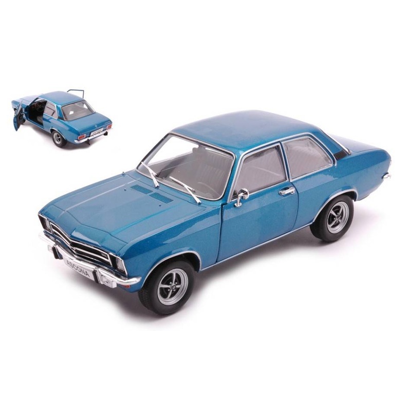 SCALE MODEL COMPATIBLE WITH OPEL ASCONA A 1.9 SR METALLIC BLUE 1:24 WHITEBOX WB124115
